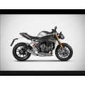 ZARD Single Muffler Racing Slip-on for Triumph Speed Triple 1200 RS/RR (2021+) ZARD Single Muffler Racing Slip-on for Triumph Speed Triple 1200 RS/RR (2021+)